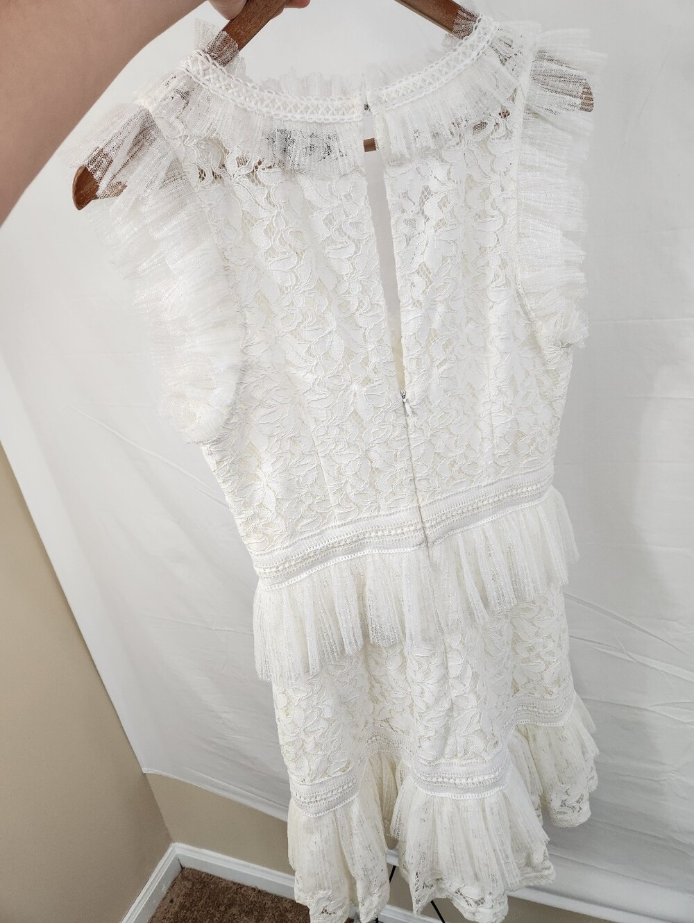 Adelyn Rae Ruffle Lace Cocktail Dress - Picture 7 of 10